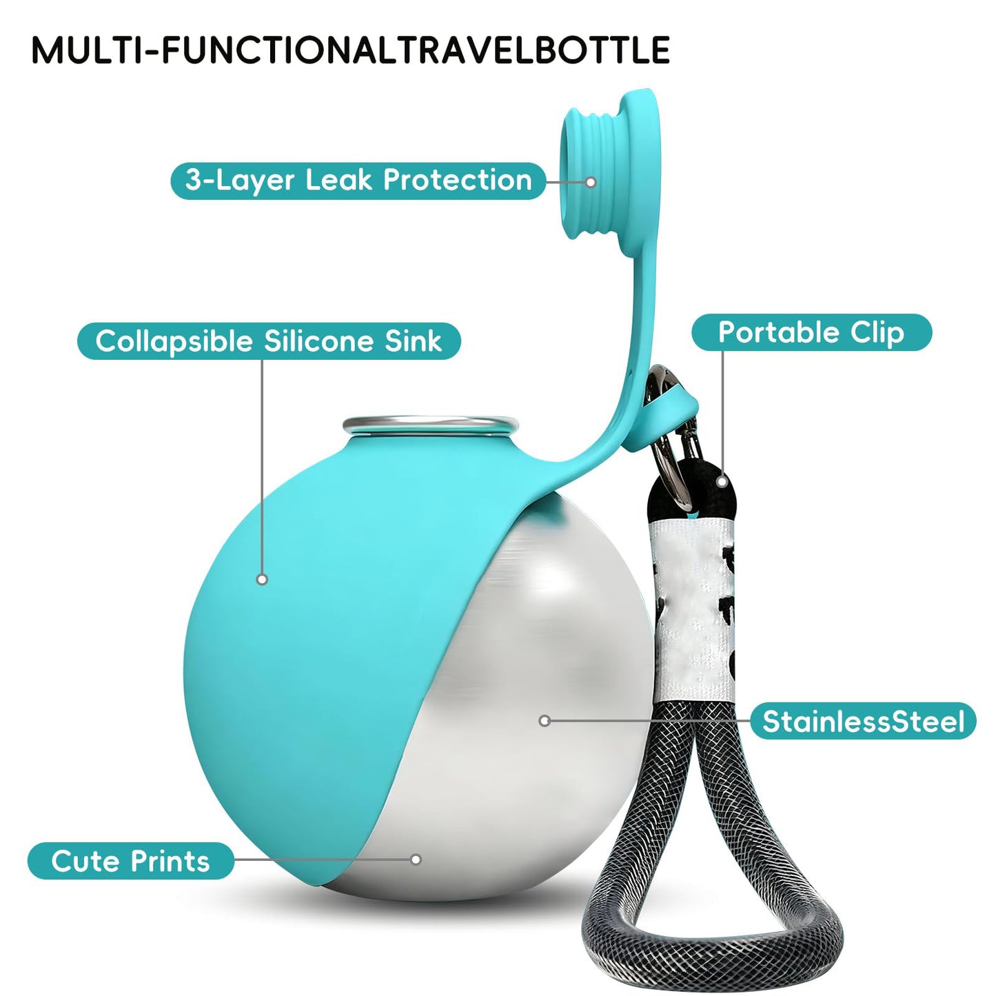Portable Dog Water Bottle