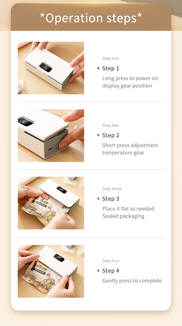 Portable Magnetic Heat Sealer