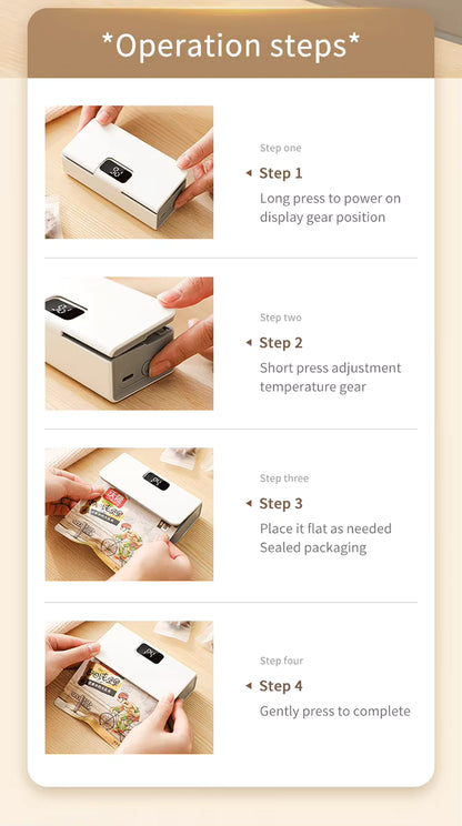 Portable Magnetic Heat Sealer