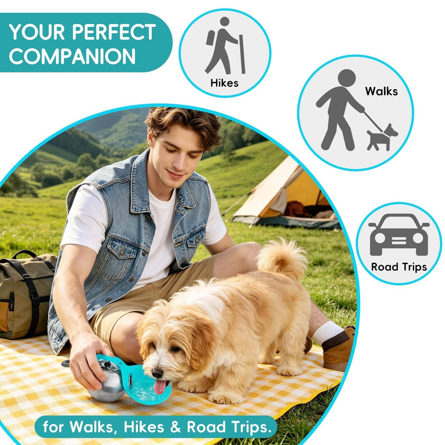 Portable Dog Water Bottle
